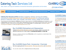 Tablet Screenshot of cateringtechservices.co.uk
